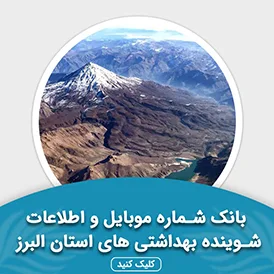 بانک اطلاعات شوینده بهداشتی های استان البرز