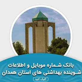 بانک اطلاعات شوینده بهداشتی های استان همدان