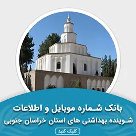 بانک اطلاعات شوینده بهداشتی های استان خراسان جنوبی