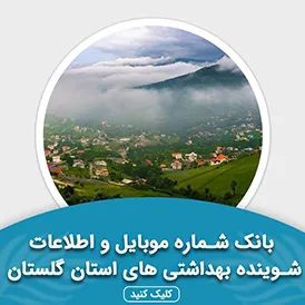 بانک اطلاعات شوینده بهداشتی های استان گلستان